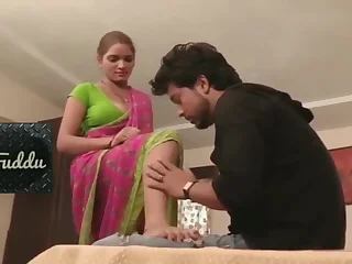 Finest Desi Aunty Fat Gut Romped Unconnected with Youthful Guy
